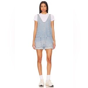 Free People x We The Free High Roller Shortall in Bright Eyes, Size Small